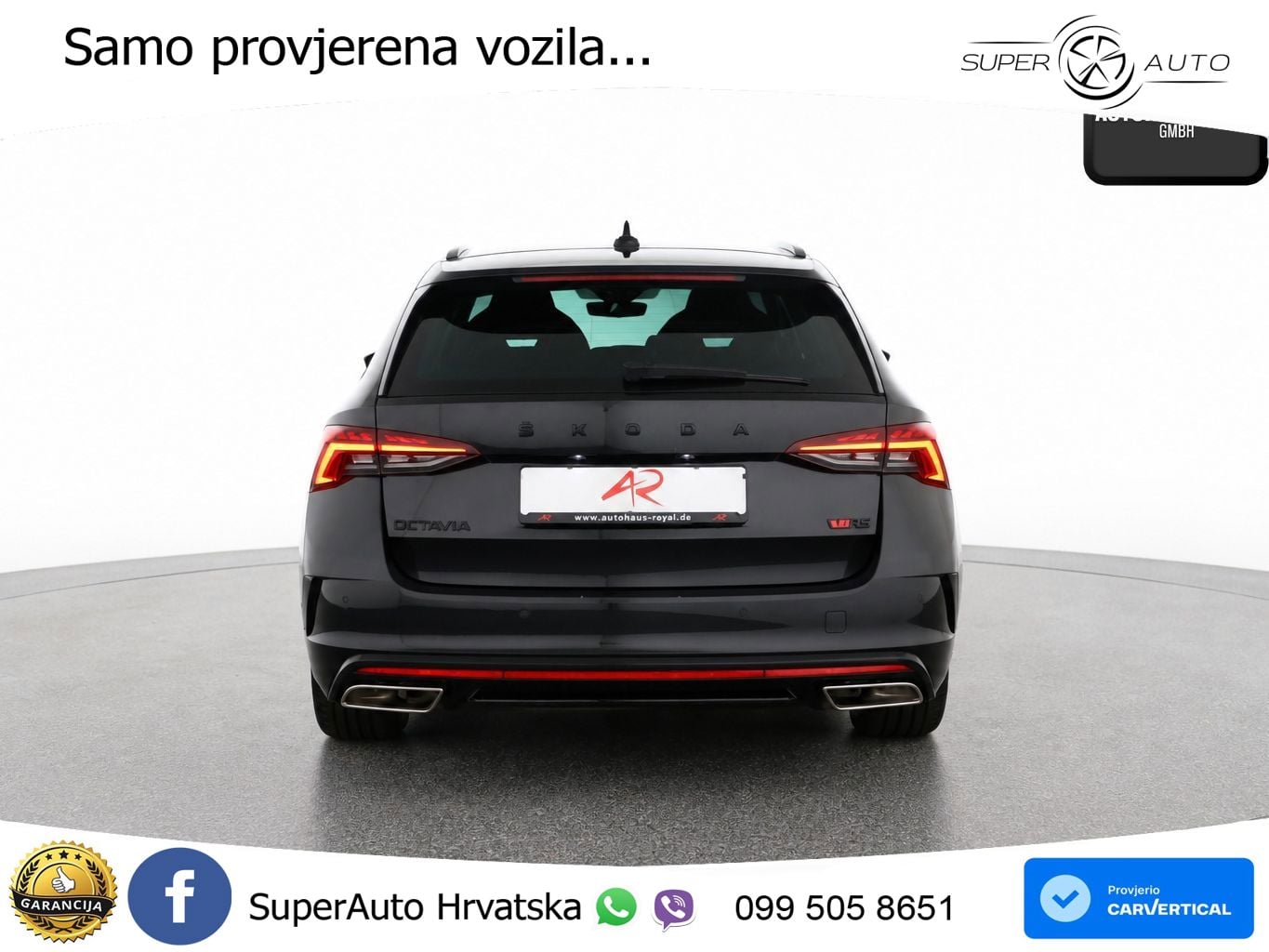Škoda Octavia Combi RS 2.0 TDI (200 KS) DSG LED+GR SJED+ACC
