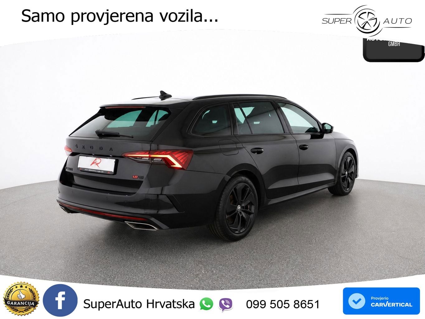 Škoda Octavia Combi RS 2.0 TDI (200 KS) DSG LED+GR SJED+ACC