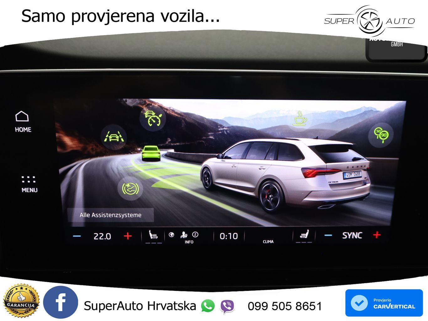 Škoda Octavia Combi RS 2.0 TDI (200 KS) DSG LED+GR SJED+ACC