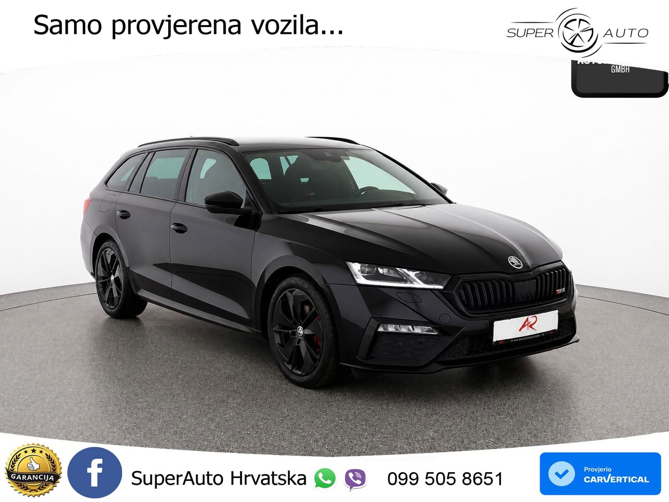 Škoda Octavia Combi RS 2.0 TDI (200 KS) DSG LED+GR SJED+ACC