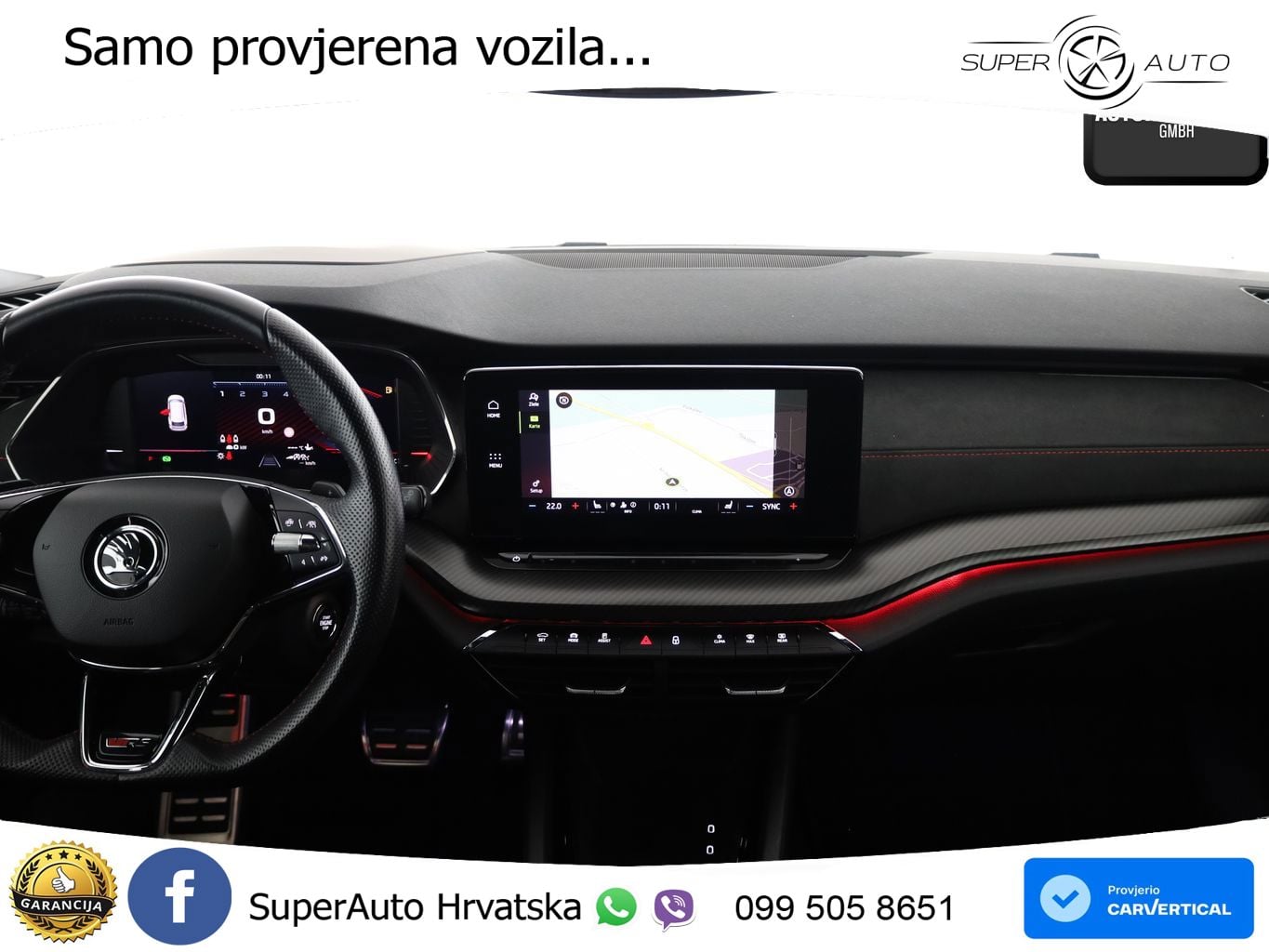 Škoda Octavia Combi RS 2.0 TDI (200 KS) DSG LED+GR SJED+ACC