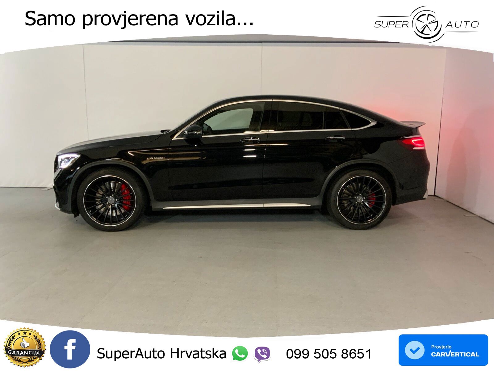 Mercedes GLC Coupe AMG 63 S V8 (510 KS) 4MATIC+ MCT ZRAČNI+ACC+4xGR SJED+360
