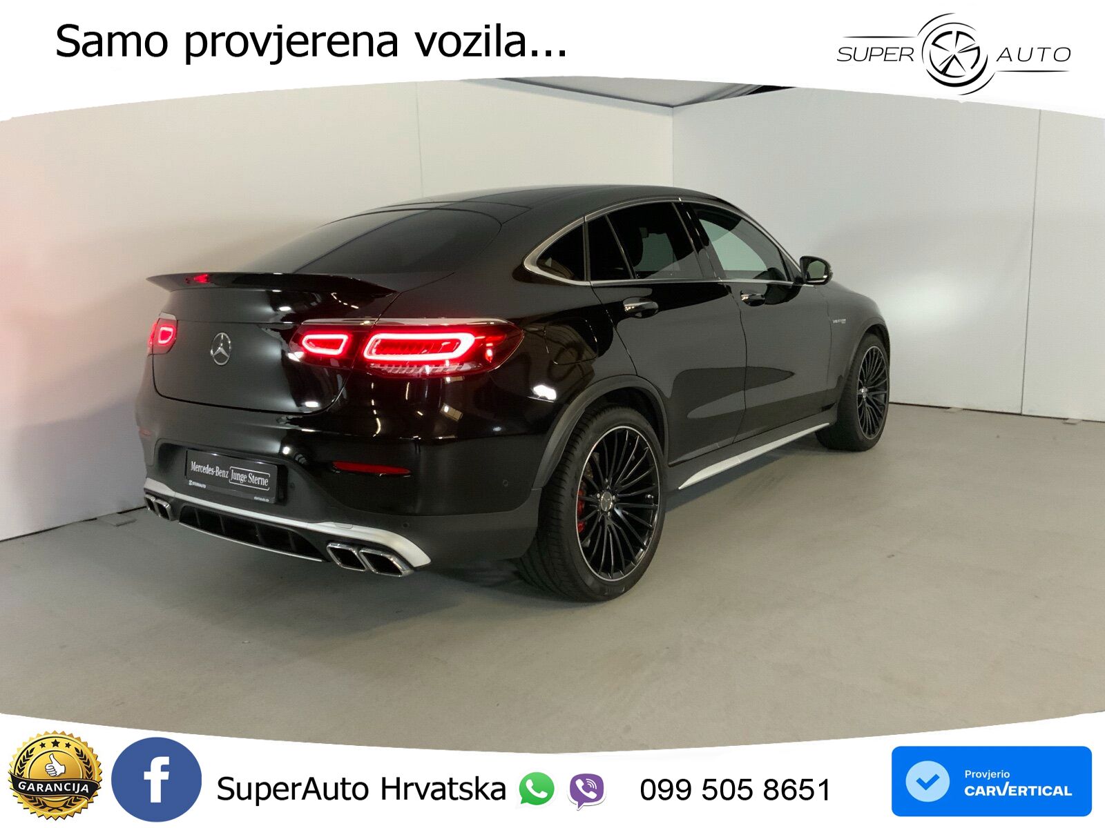 Mercedes GLC Coupe AMG 63 S V8 (510 KS) 4MATIC+ MCT ZRAČNI+ACC+4xGR SJED+360