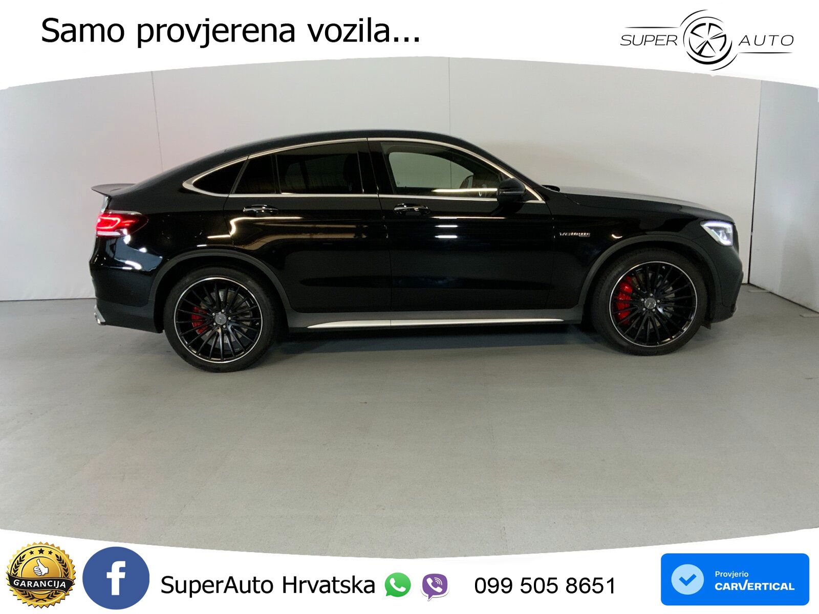 Mercedes GLC Coupe AMG 63 S V8 (510 KS) 4MATIC+ MCT ZRAČNI+ACC+4xGR SJED+360
