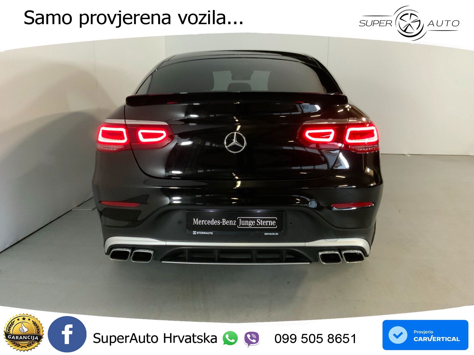 Mercedes GLC Coupe AMG 63 S V8 (510 KS) 4MATIC+ MCT ZRAČNI+ACC+4xGR SJED+360
