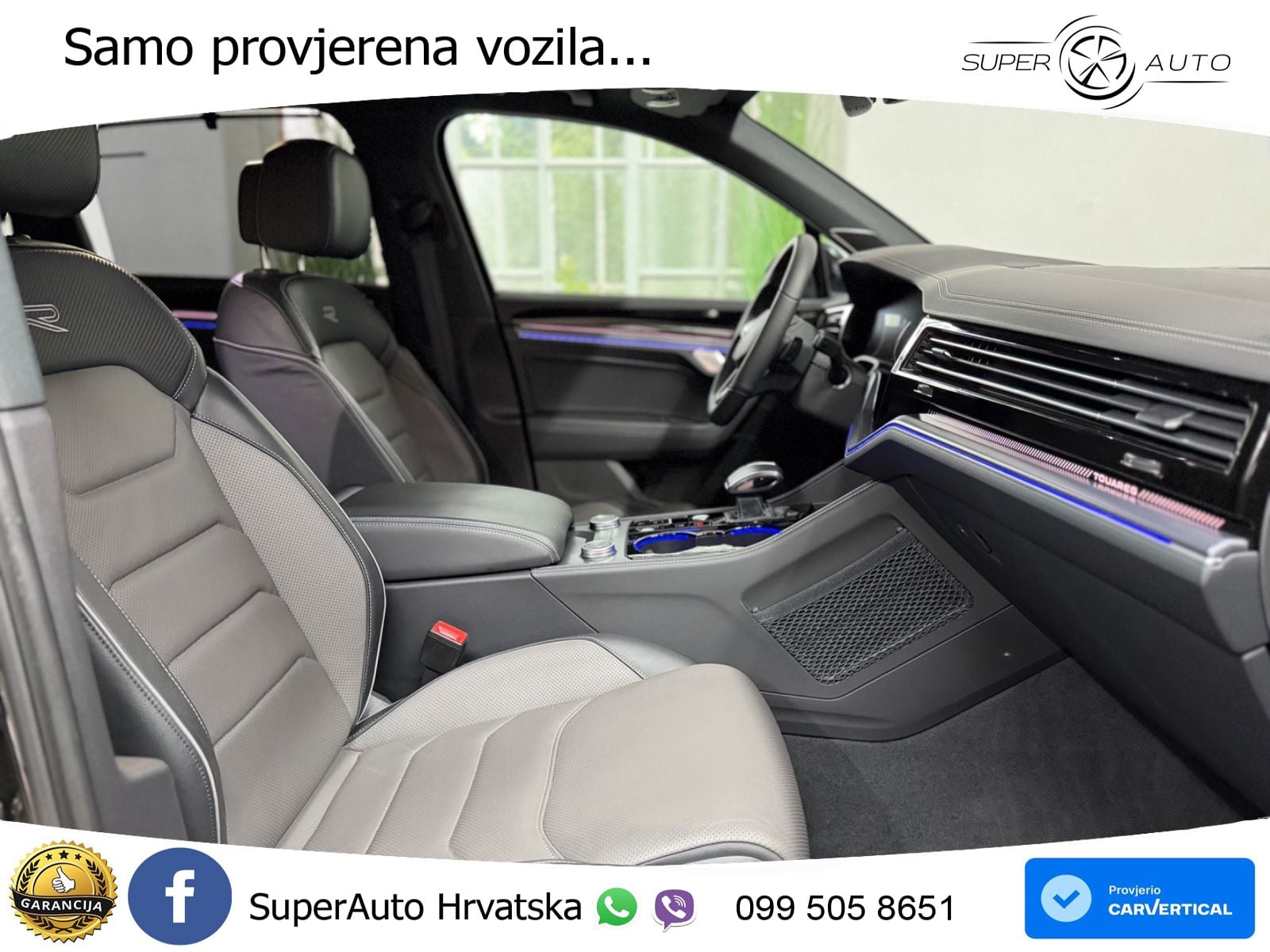 Volkswagen Touareg 3.0 V6 TDI (286 KS) 4MOTION Tiptronic R-Line ZRAČNI+ACC+GR SJED+KAM+PANO