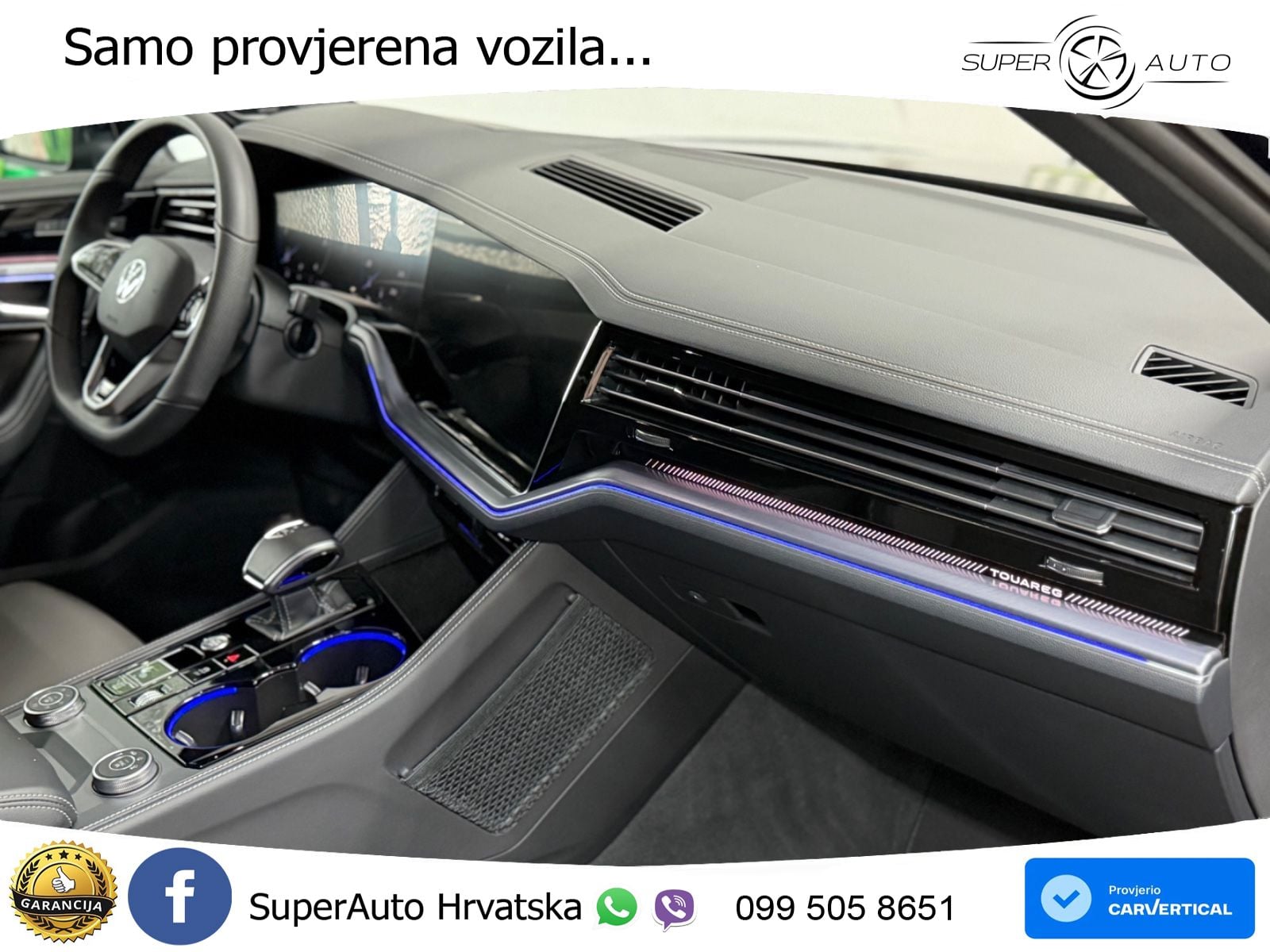 Volkswagen Touareg 3.0 V6 TDI (286 KS) 4MOTION Tiptronic R-Line ZRAČNI+ACC+GR SJED+KAM+PANO