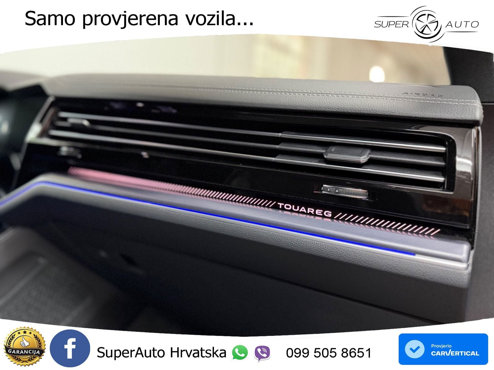 Volkswagen Touareg 3.0 V6 TDI (286 KS) 4MOTION Tiptronic R-Line ZRAČNI+ACC+GR SJED+KAM+PANO