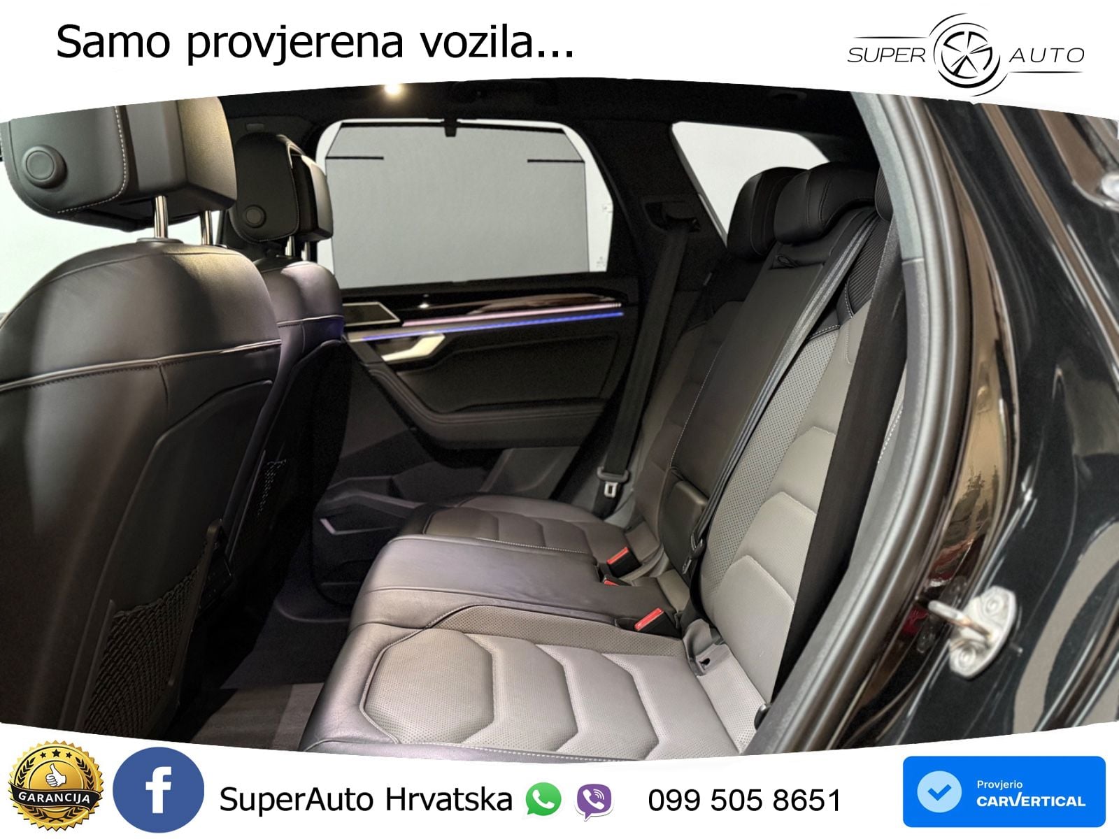 Volkswagen Touareg 3.0 V6 TDI (286 KS) 4MOTION Tiptronic R-Line ZRAČNI+ACC+GR SJED+KAM+PANO