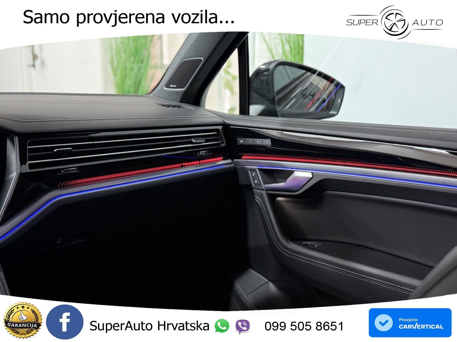 Volkswagen Touareg 3.0 V6 TDI (286 KS) 4MOTION Tiptronic R-Line ZRAČNI+ACC+GR SJED+KAM+PANO