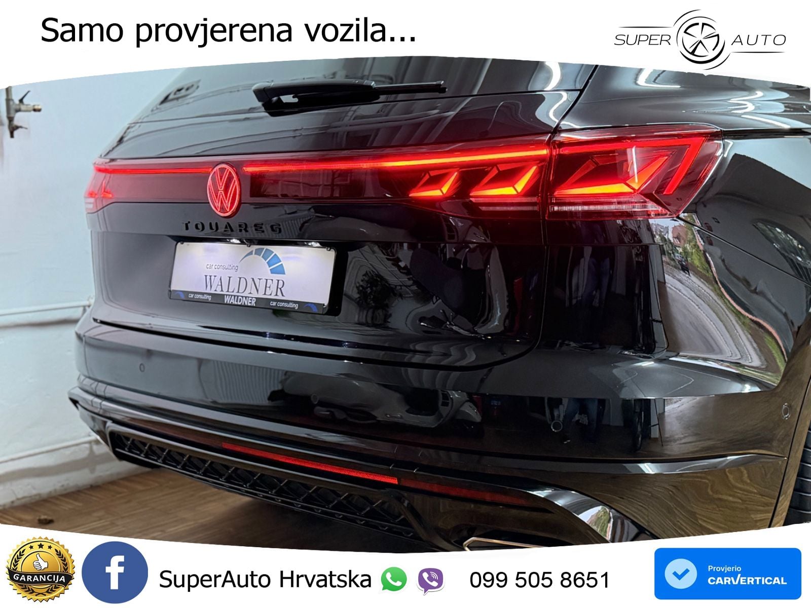 Volkswagen Touareg 3.0 V6 TDI (286 KS) 4MOTION Tiptronic R-Line ZRAČNI+ACC+GR SJED+KAM+PANO