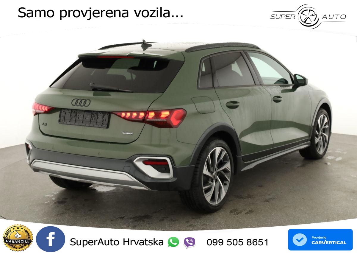 Audi A3 allstreet 40 TFSI (204 KS) quattro S tronic LED+GR SJED+ACC