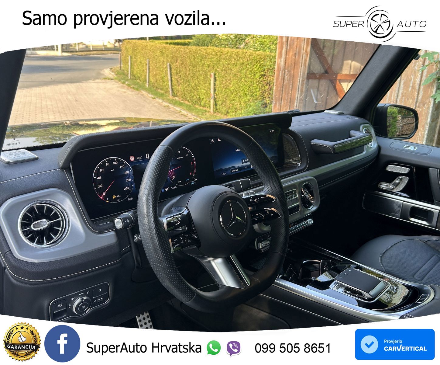 Mercedes G 450d Long (367 KS) 4MATIC 9G-TRONIC AMG LED+GR SJED+ACC