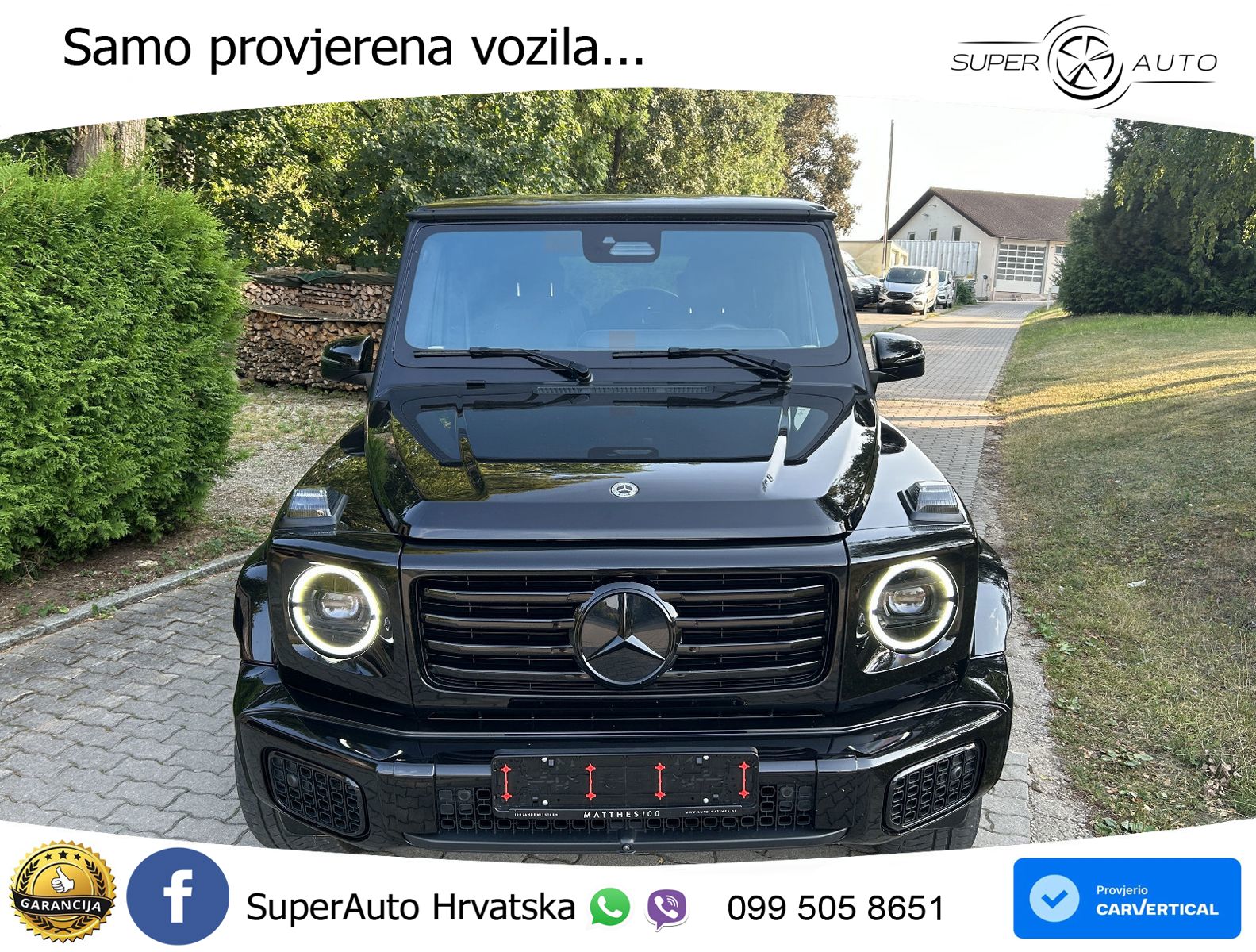 Mercedes G 450d Long (367 KS) 4MATIC 9G-TRONIC AMG LED+GR SJED+ACC