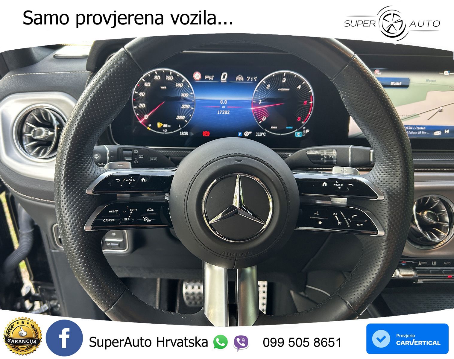 Mercedes G 450d Long (367 KS) 4MATIC 9G-TRONIC AMG LED+GR SJED+ACC