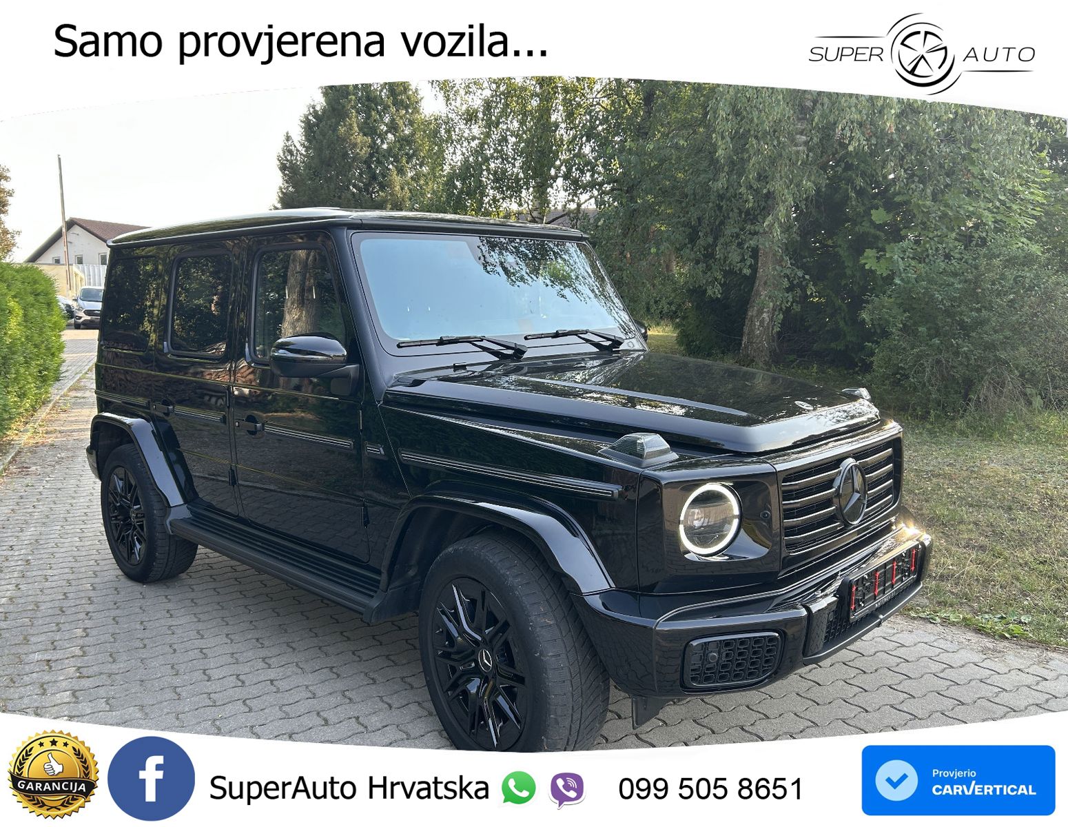 Mercedes G 450d Long (367 KS) 4MATIC 9G-TRONIC AMG LED+GR SJED+ACC