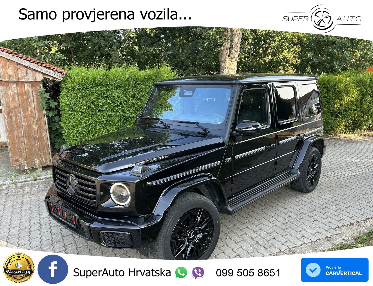 Mercedes G 450d Long (367 KS) 4MATIC 9G-TRONIC AMG LED+GR SJED+ACC