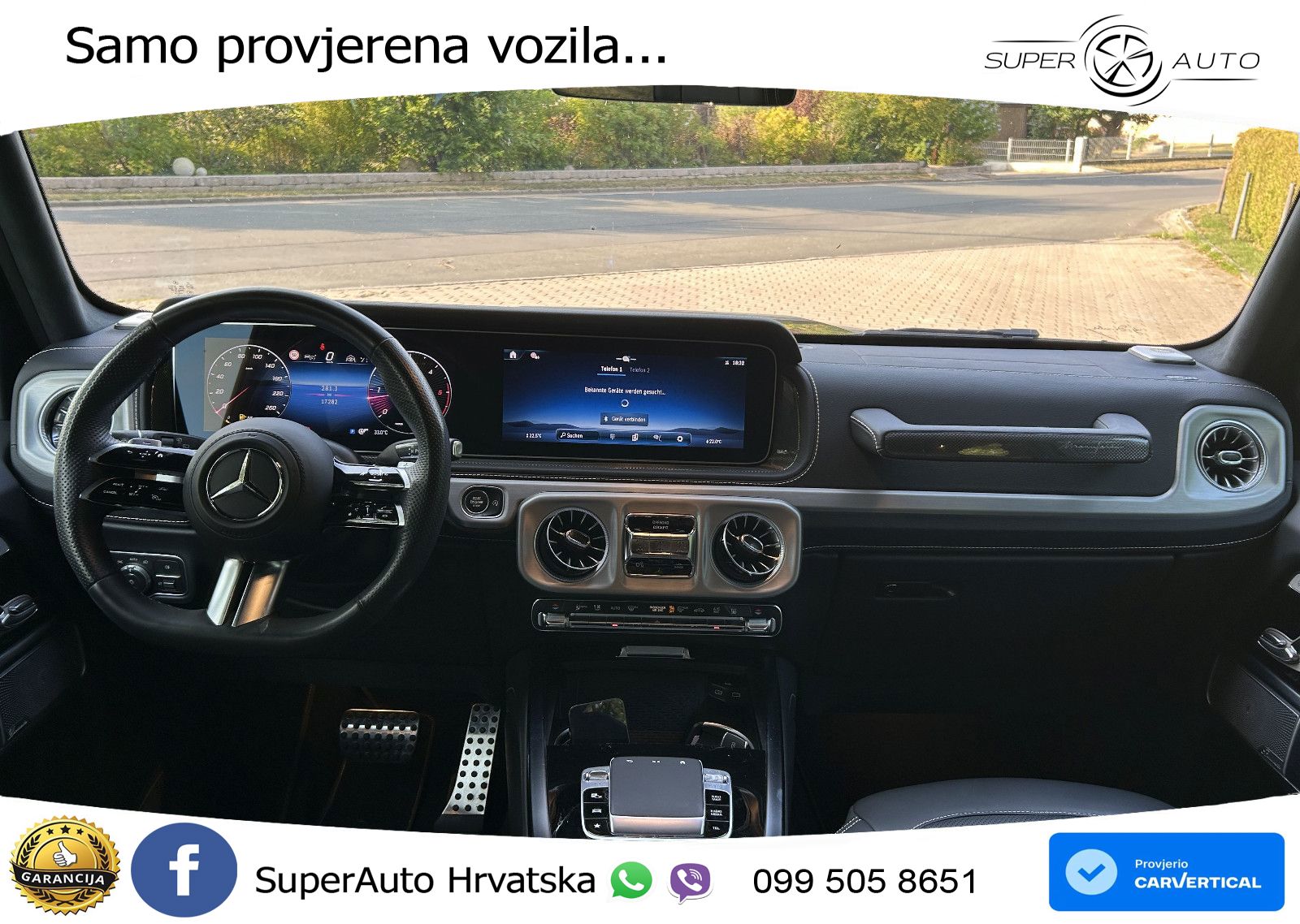 Mercedes G 450d Long (367 KS) 4MATIC 9G-TRONIC AMG LED+GR SJED+ACC