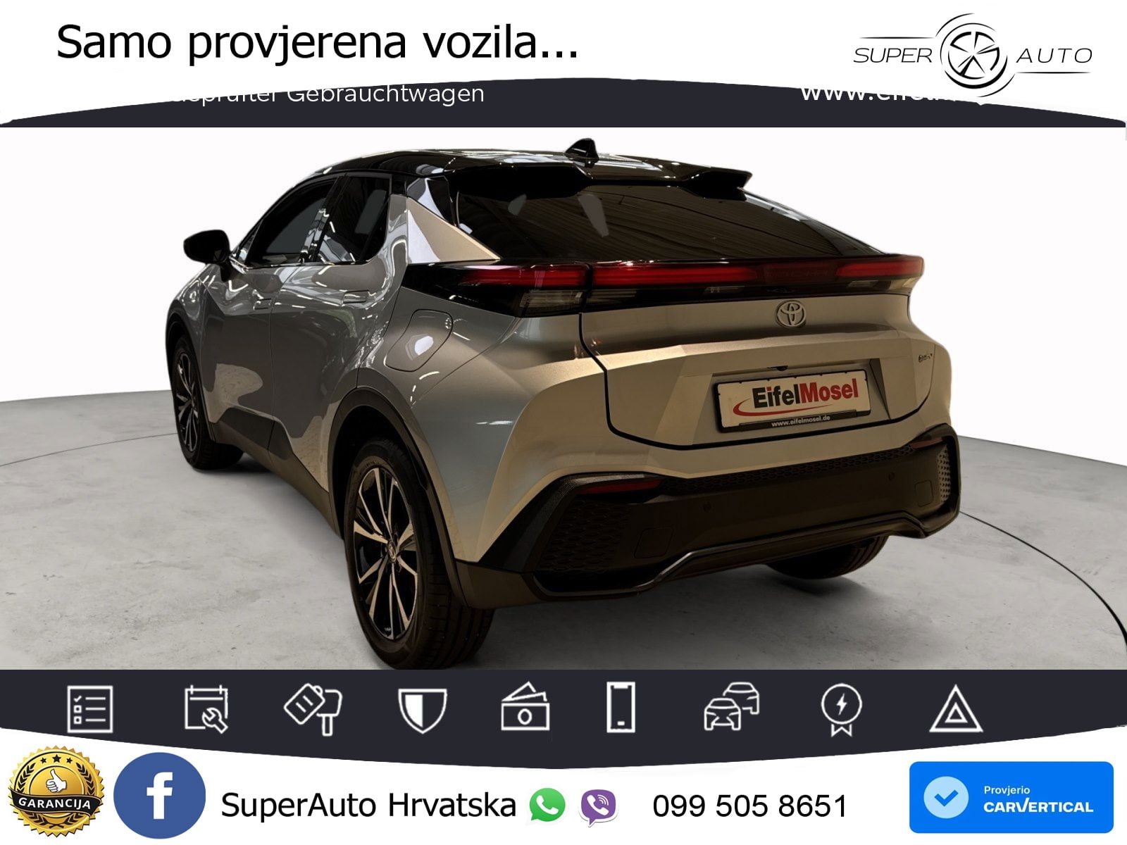 Toyota C-HR 1.8 (140 KS) Hybrid e-CVT Teamplayer LED+GR SJED+ACC