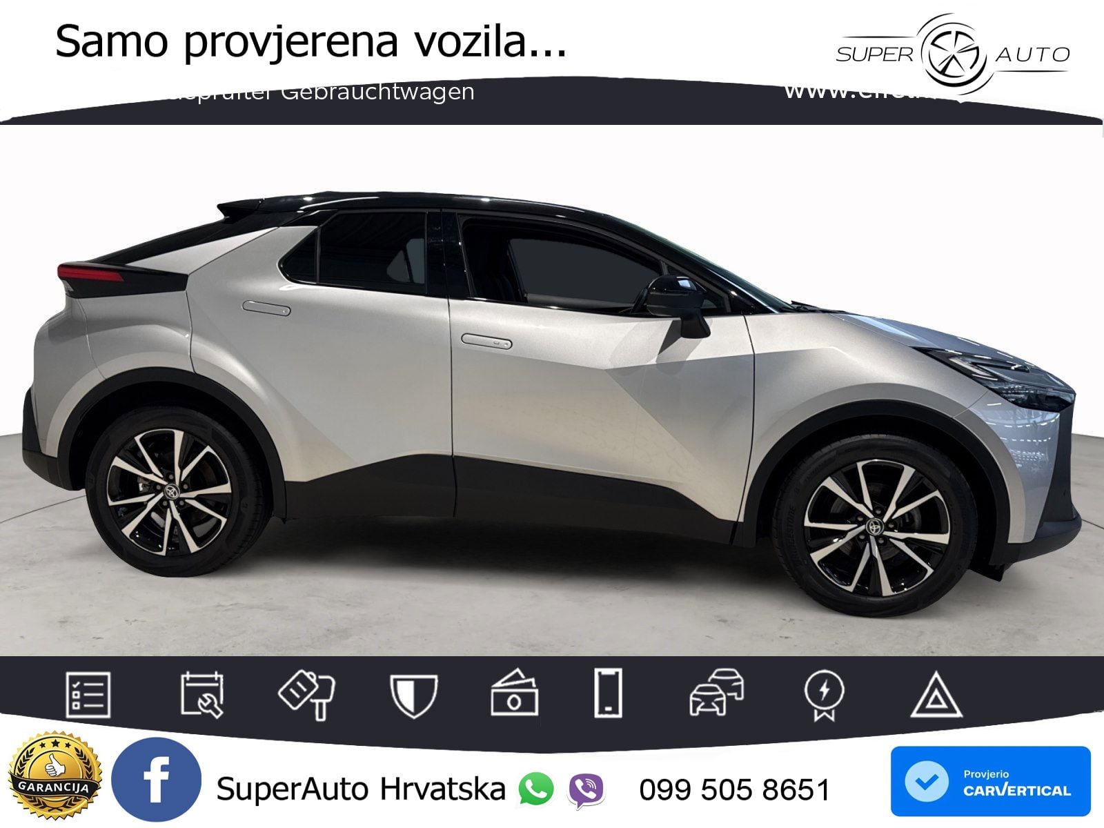 Toyota C-HR 1.8 (140 KS) Hybrid e-CVT Teamplayer LED+GR SJED+ACC