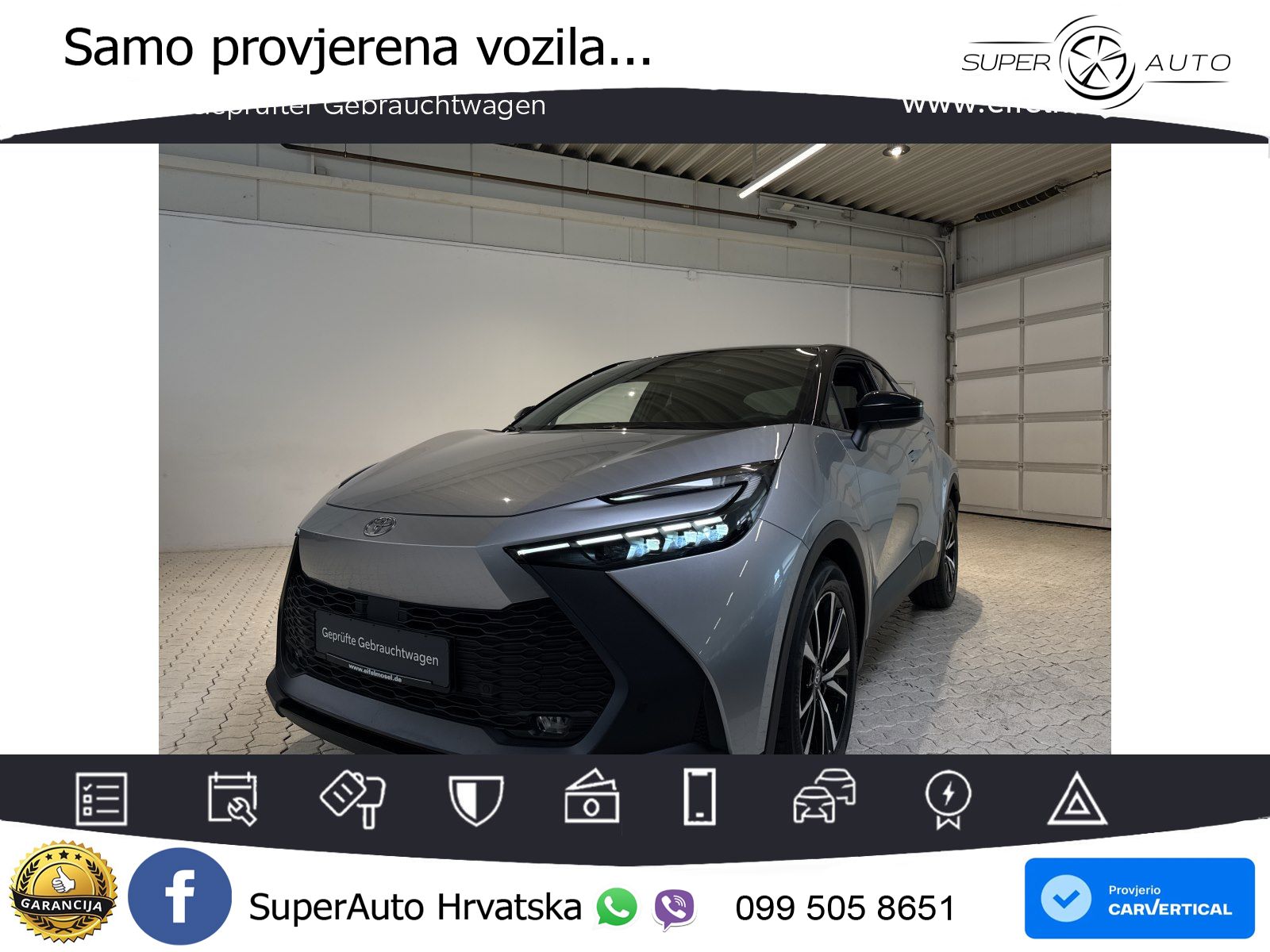 Toyota C-HR 1.8 (140 KS) Hybrid e-CVT Teamplayer LED+GR SJED+ACC