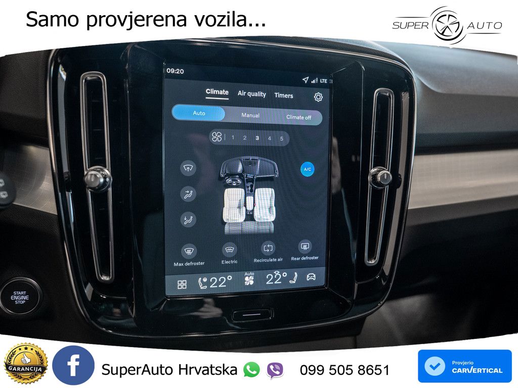 Volvo XC40 2.0 B3 163 KS Automatic LED+GR SJED+ACC