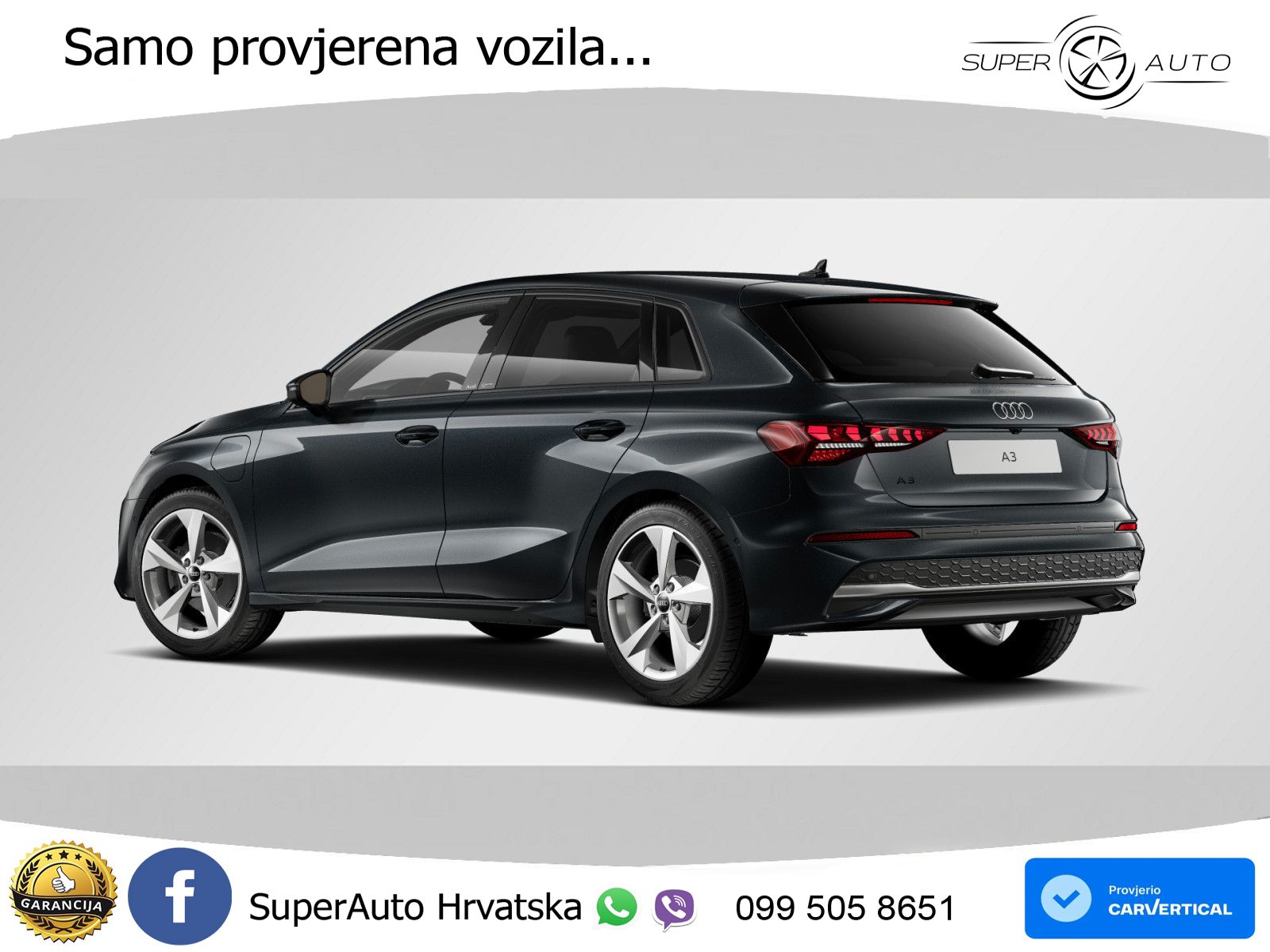 Audi A3 40 TFSIe (204 KS) S tronic LED+GR SJED+ACC