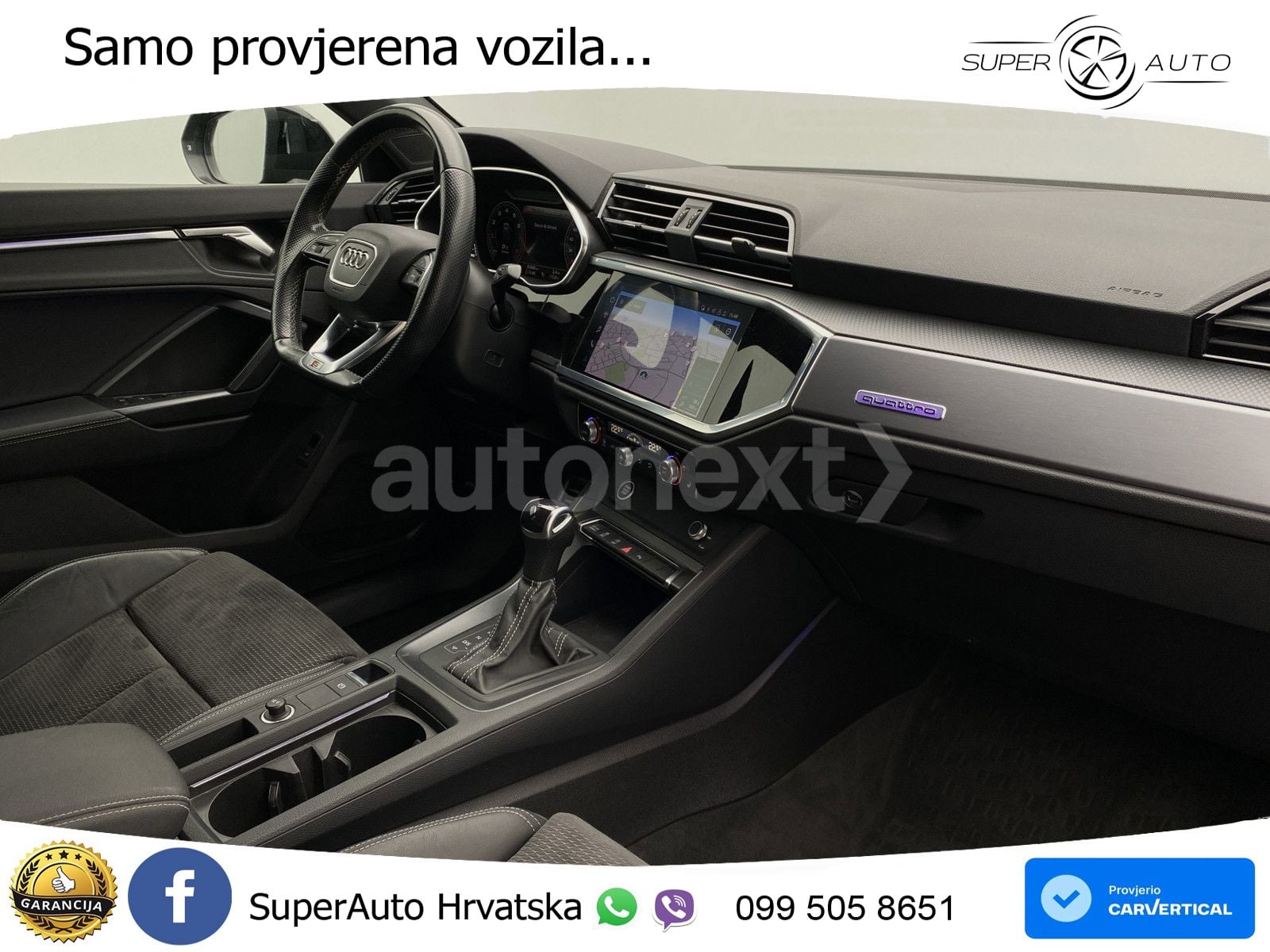 Audi Q3 Sportback 45 TFSI (245 KS) quattro S tronic 2x S line LED+GR SJED+ACC