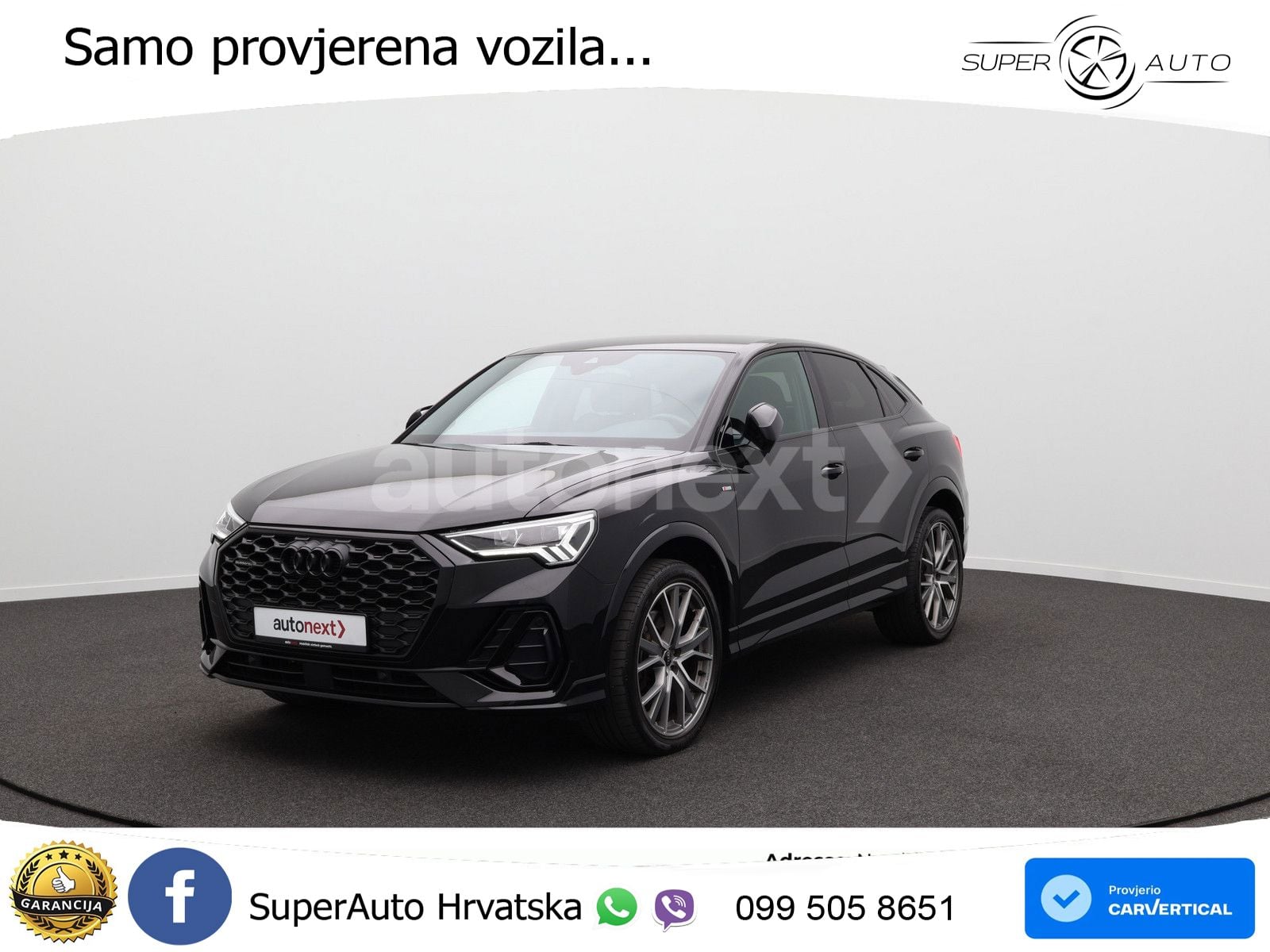 Audi Q3 Sportback 45 TFSI (245 KS) quattro S tronic 2x S line LED+GR SJED+ACC