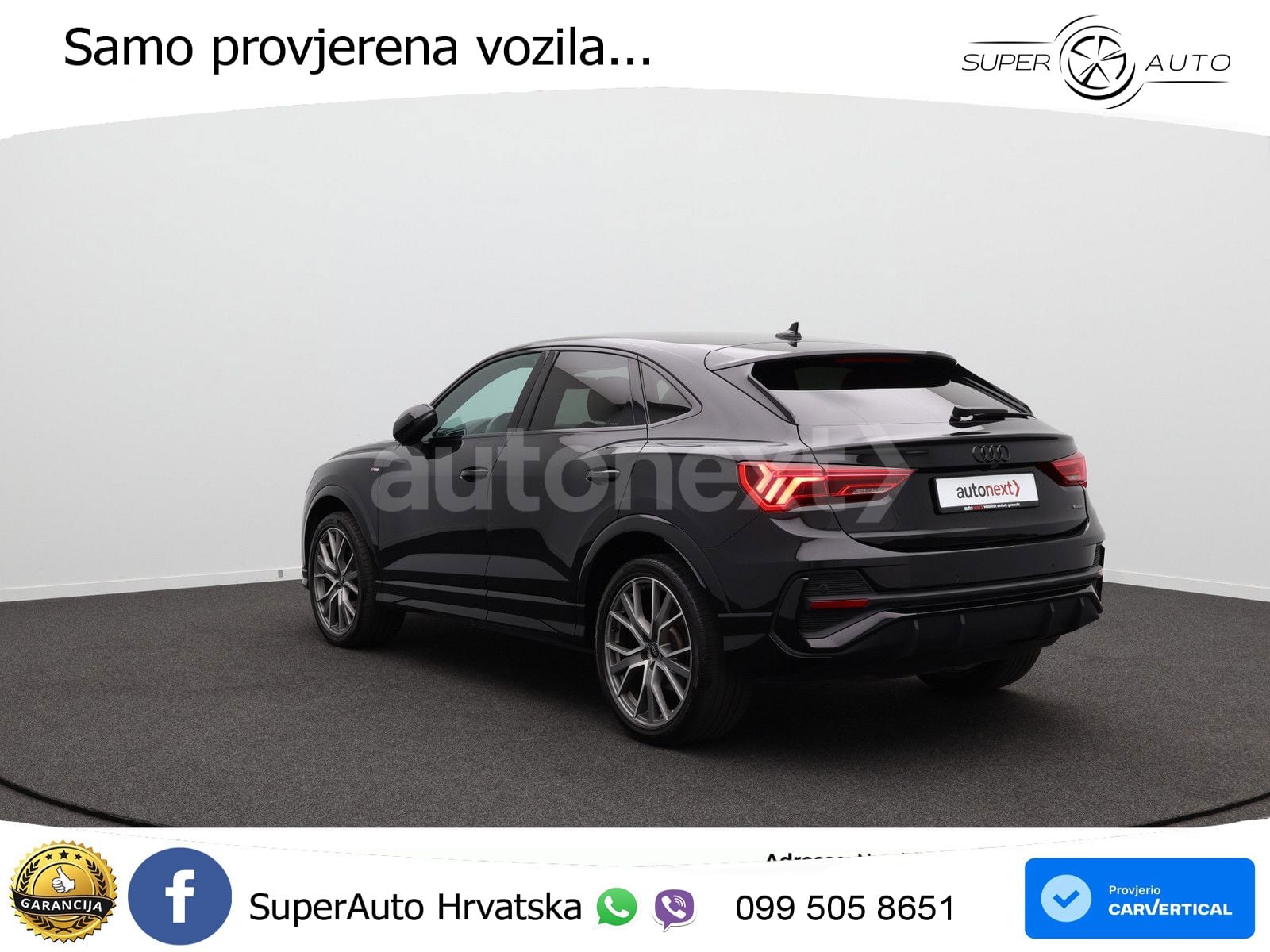 Audi Q3 Sportback 45 TFSI (245 KS) quattro S tronic 2x S line LED+GR SJED+ACC