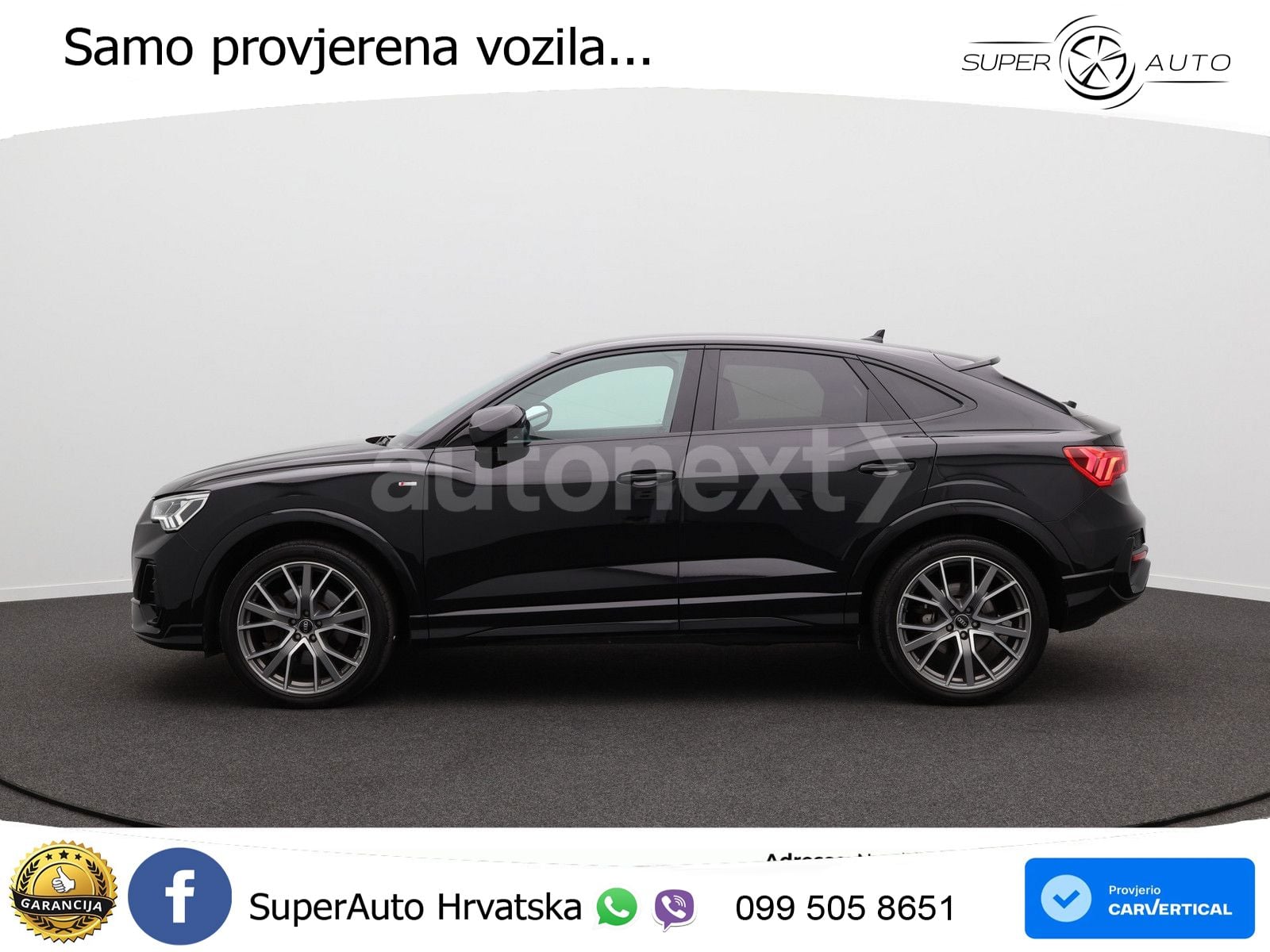 Audi Q3 Sportback 45 TFSI (245 KS) quattro S tronic 2x S line LED+GR SJED+ACC