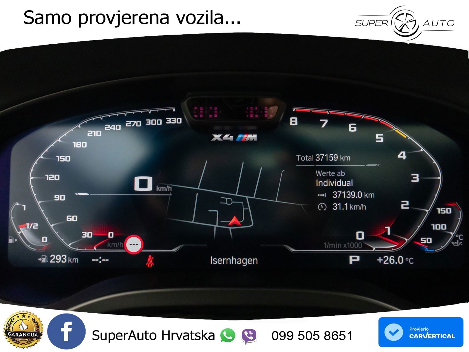 BMW X4 M Competition 3.0 (510 KS) xDrive Steptronic LED+GR SJED+ACC