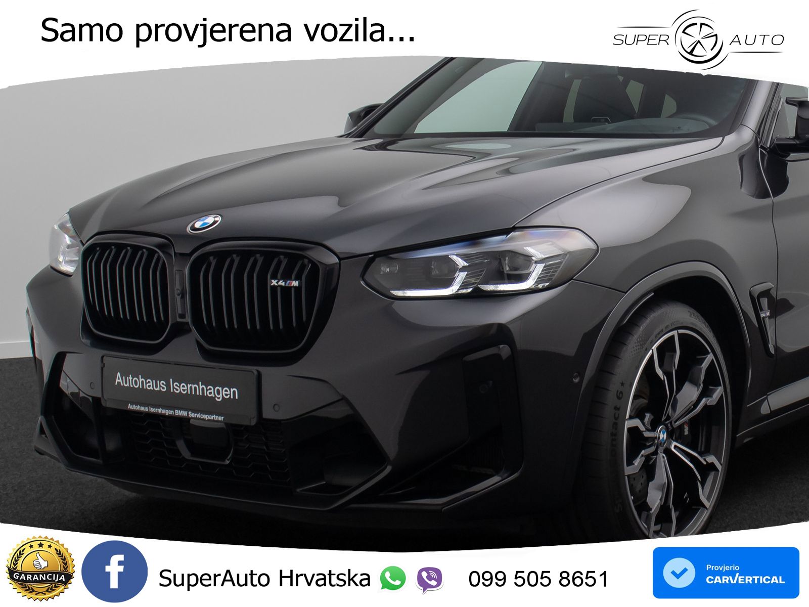 BMW X4 M Competition 3.0 (510 KS) xDrive Steptronic LED+GR SJED+ACC