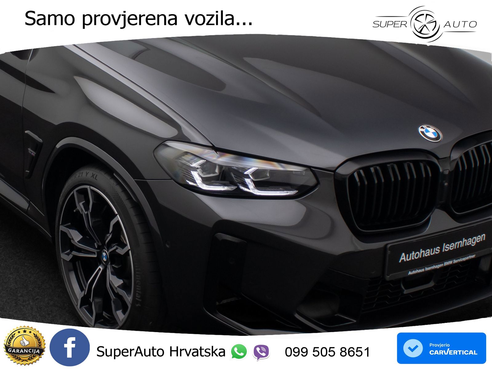 BMW X4 M Competition 3.0 (510 KS) xDrive Steptronic LED+GR SJED+ACC
