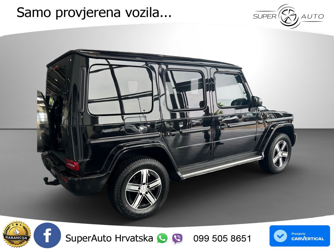 Mercedes G 500 Long (449 KS) 4MATIC 9G-TRONIC Exclusive LED+GR SJED+ACC