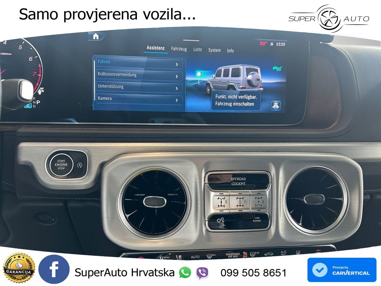 Mercedes G 500 Long (449 KS) 4MATIC 9G-TRONIC Exclusive LED+GR SJED+ACC