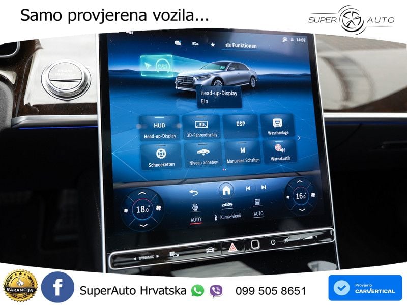 Mercedes S 350d (313 KS) EQ Boost 4MATIC 9G-TRONIC AMG ACC+HEAD+4xGR SJED+360+PANO