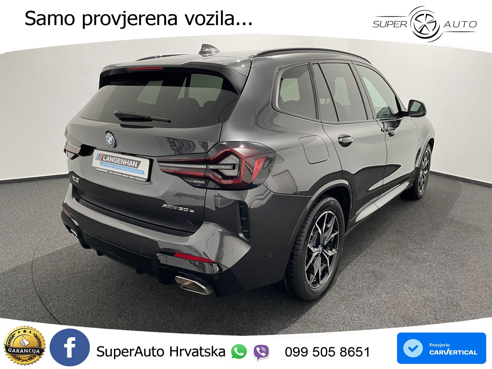 BMW X3 30e xDrive Steptronic M Sport LED+GR SJED+ACC