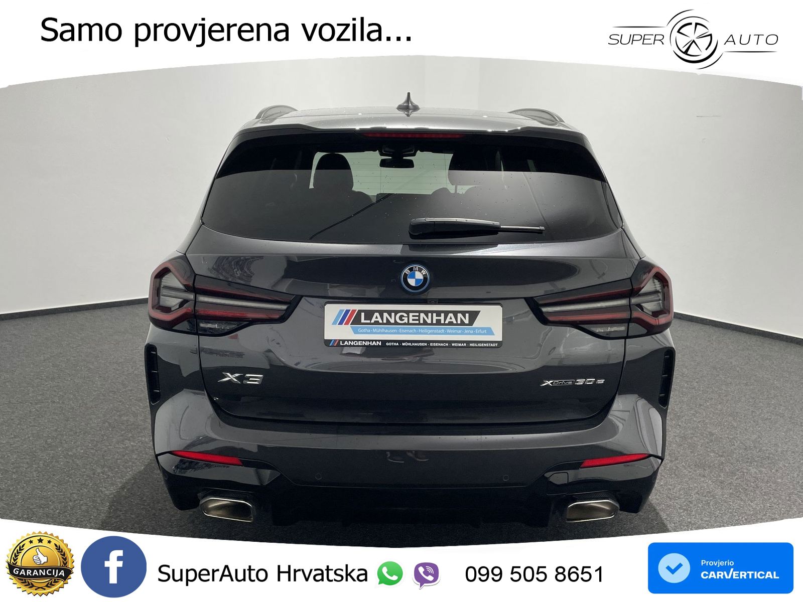 BMW X3 30e xDrive Steptronic M Sport LED+GR SJED+ACC