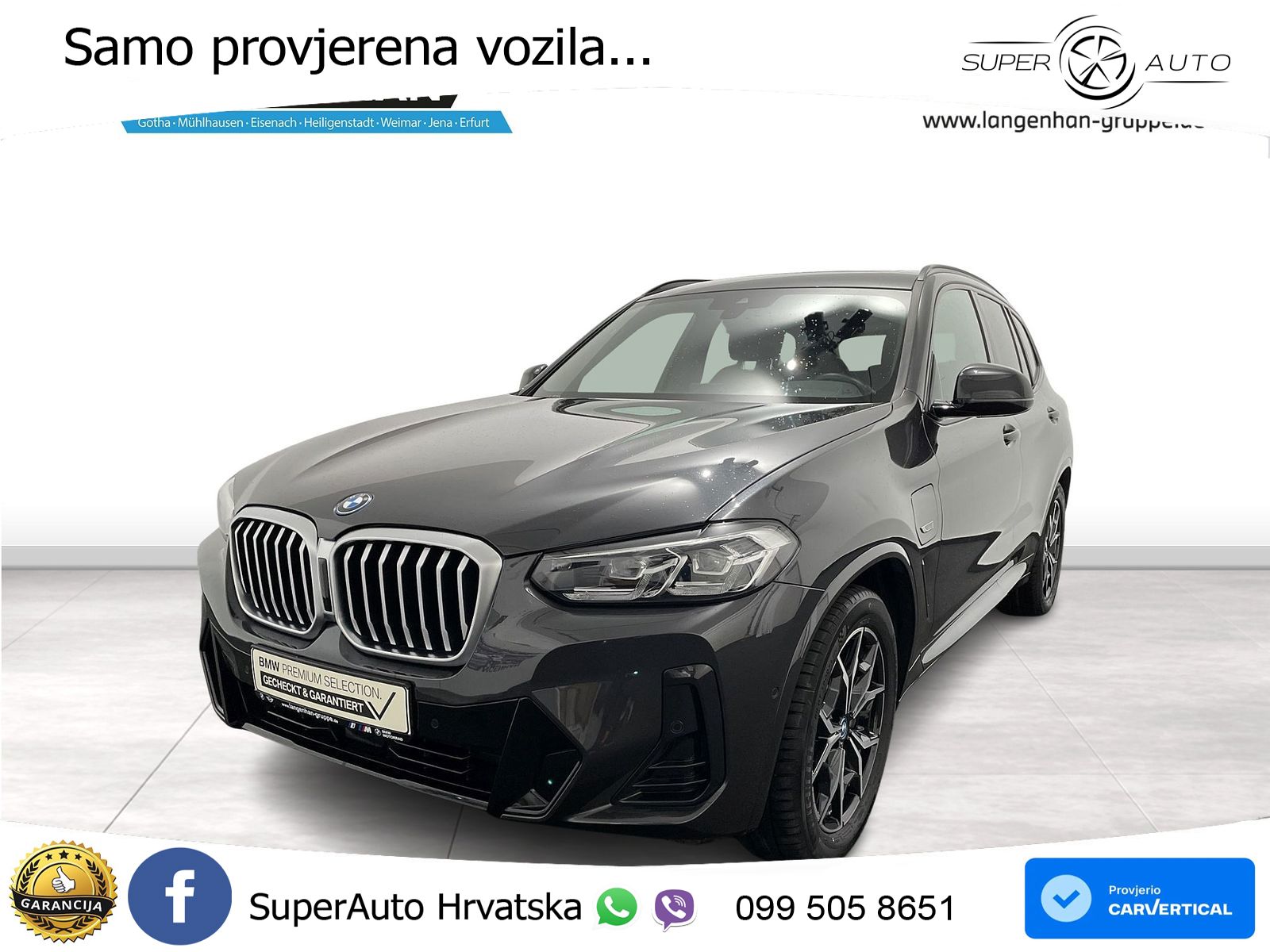 BMW X3 30e xDrive Steptronic M Sport LED+GR SJED+ACC