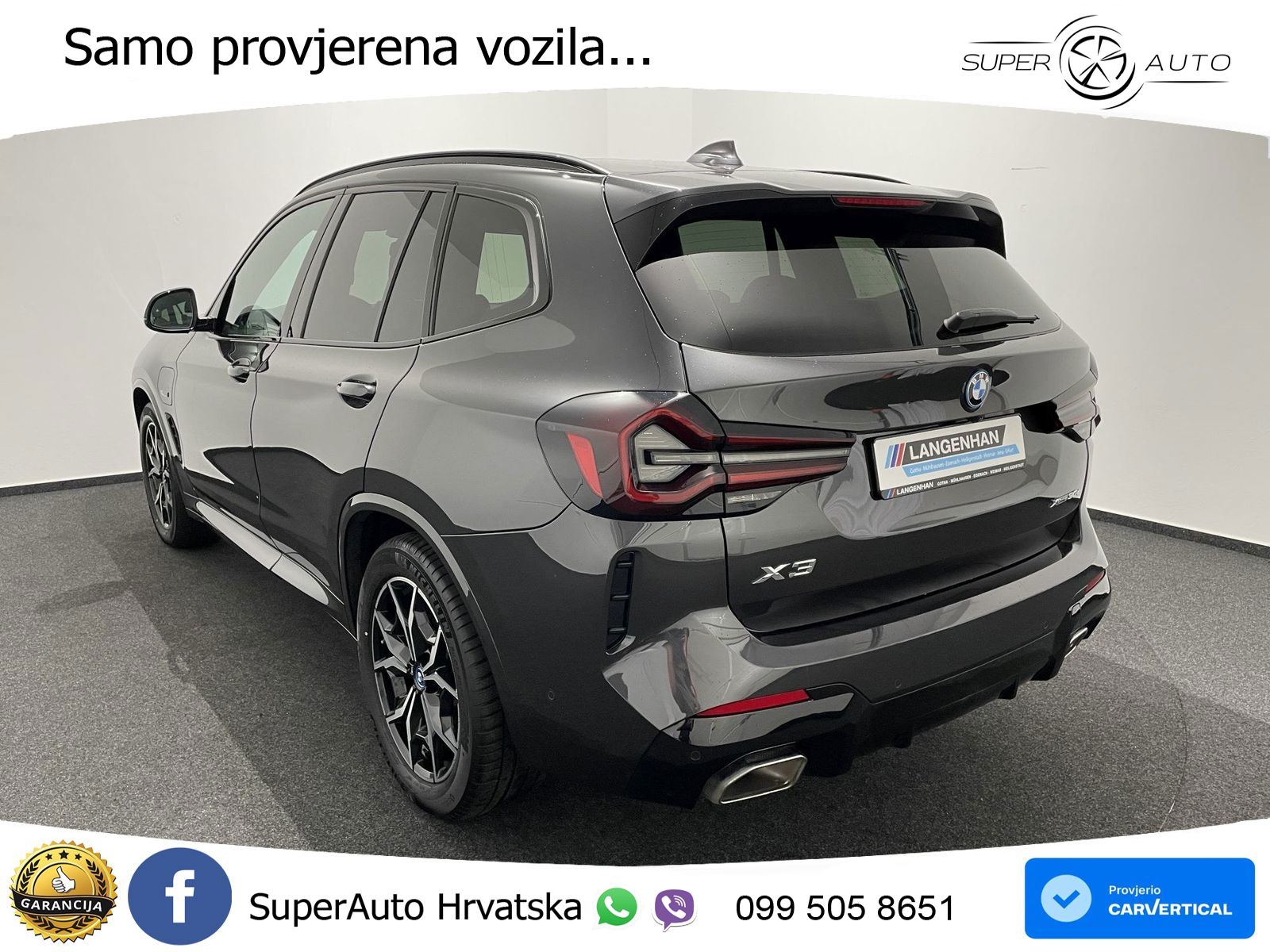 BMW X3 30e xDrive Steptronic M Sport LED+GR SJED+ACC