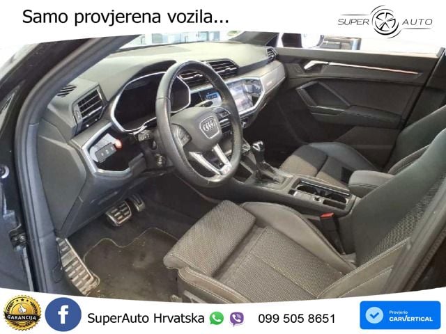 Audi Q3 Sportback 40 TDI (200 KS) quattro S tronic S line LED+GR SJED+ACC