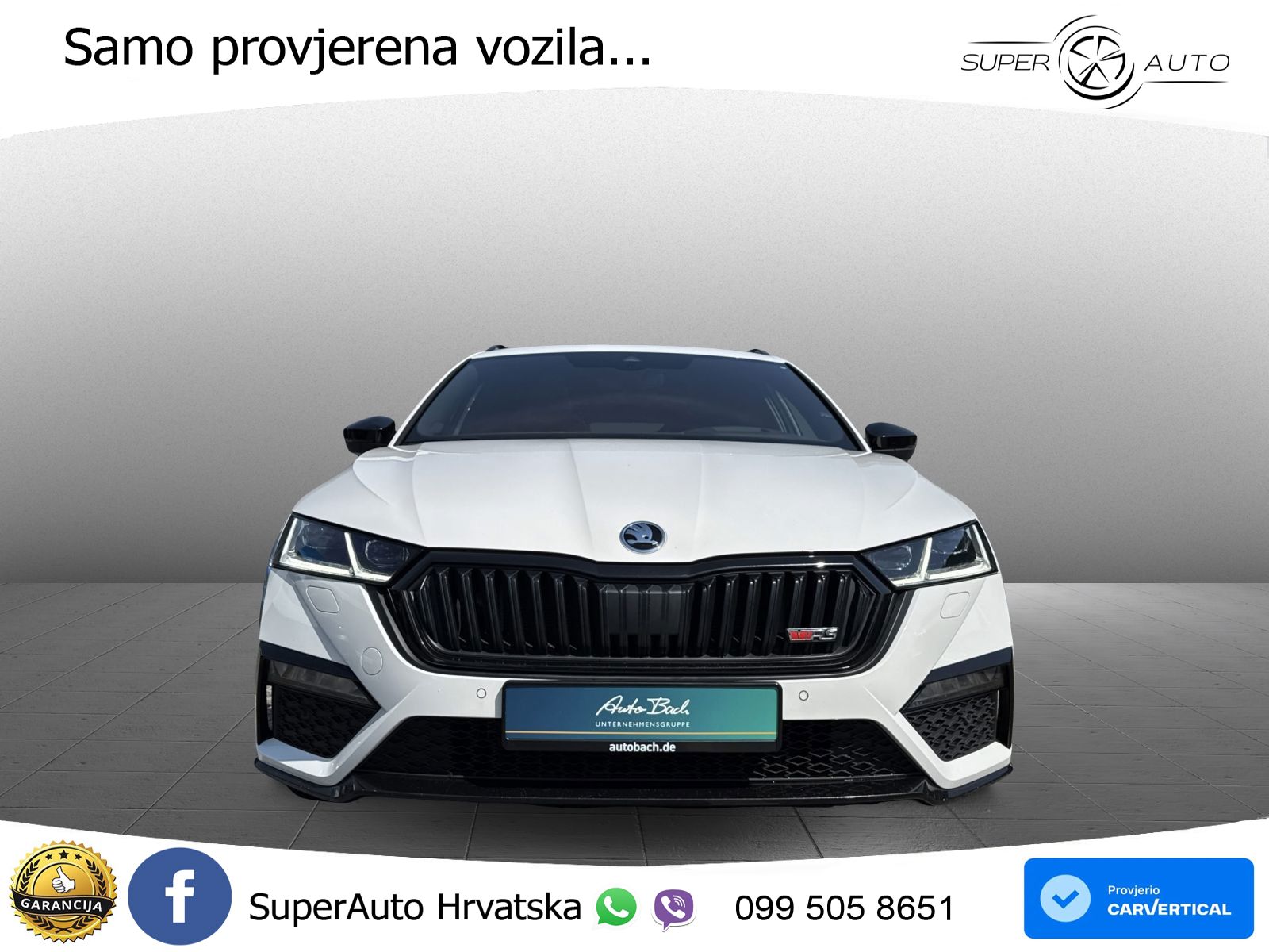 Škoda Octavia Combi RS 2.0 TDI (200 KS) DSG LED+GR SJED+ACC