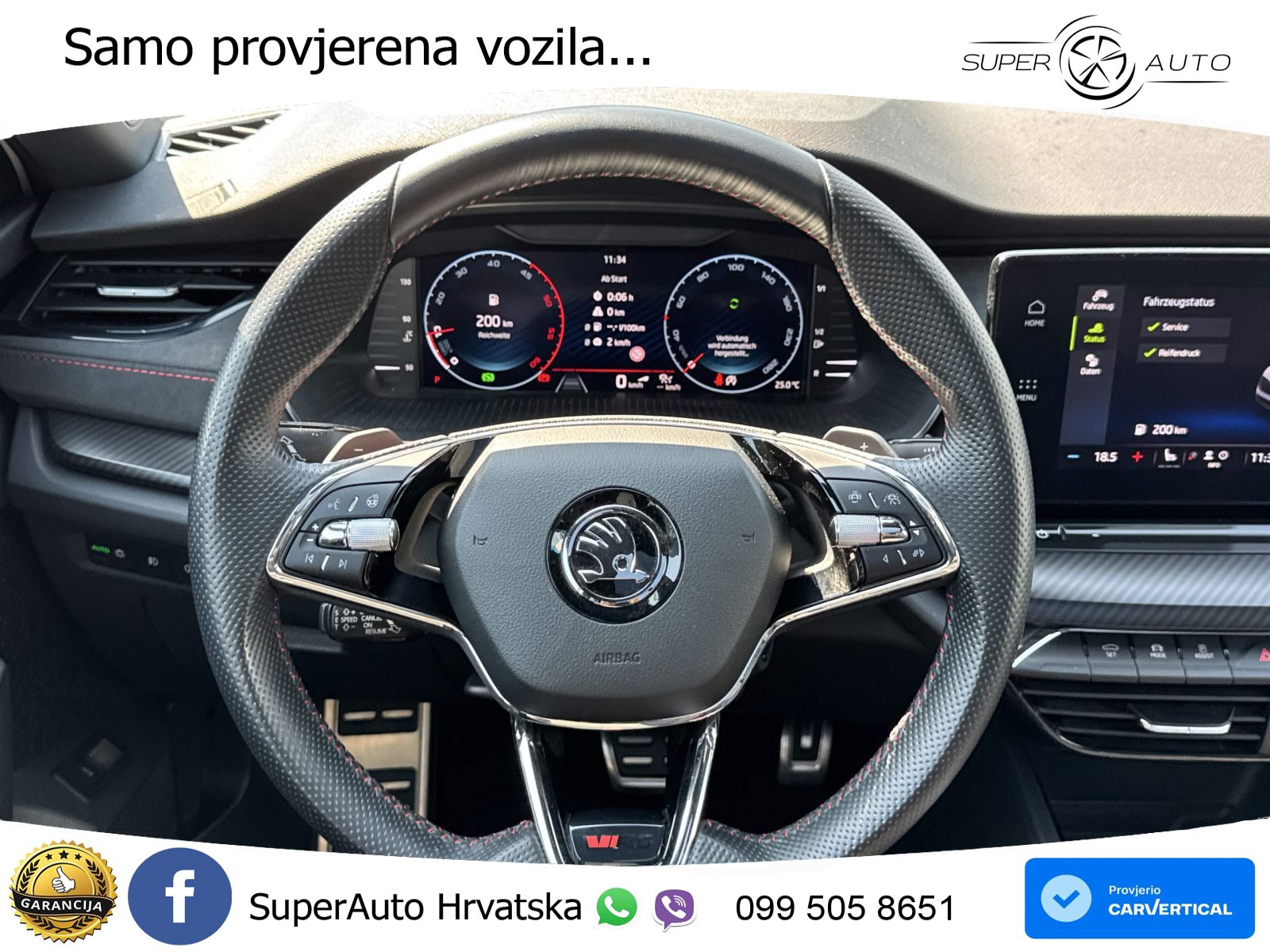 Škoda Octavia Combi RS 2.0 TDI (200 KS) DSG LED+GR SJED+ACC