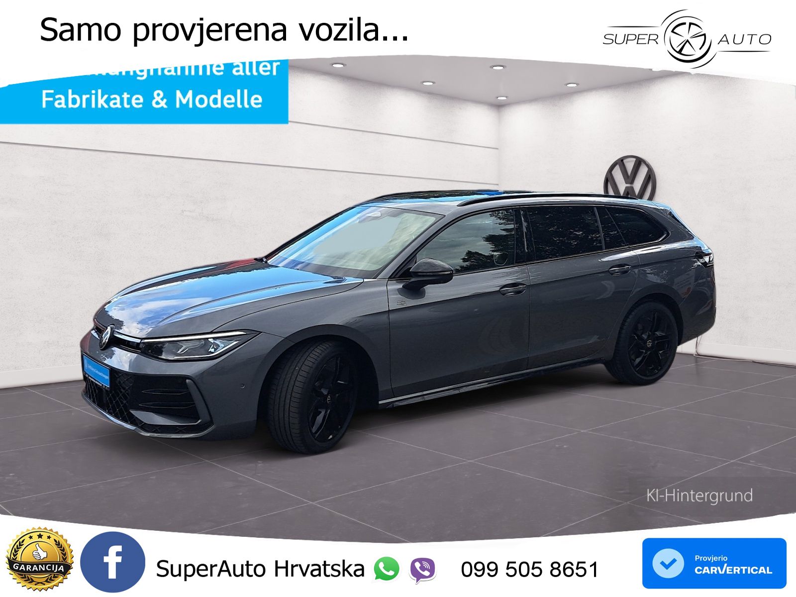 Volkswagen Passat Variant 2.0 TDI (193 KS) 4MOTION DSG R-Line LED+GR SJED+ACC