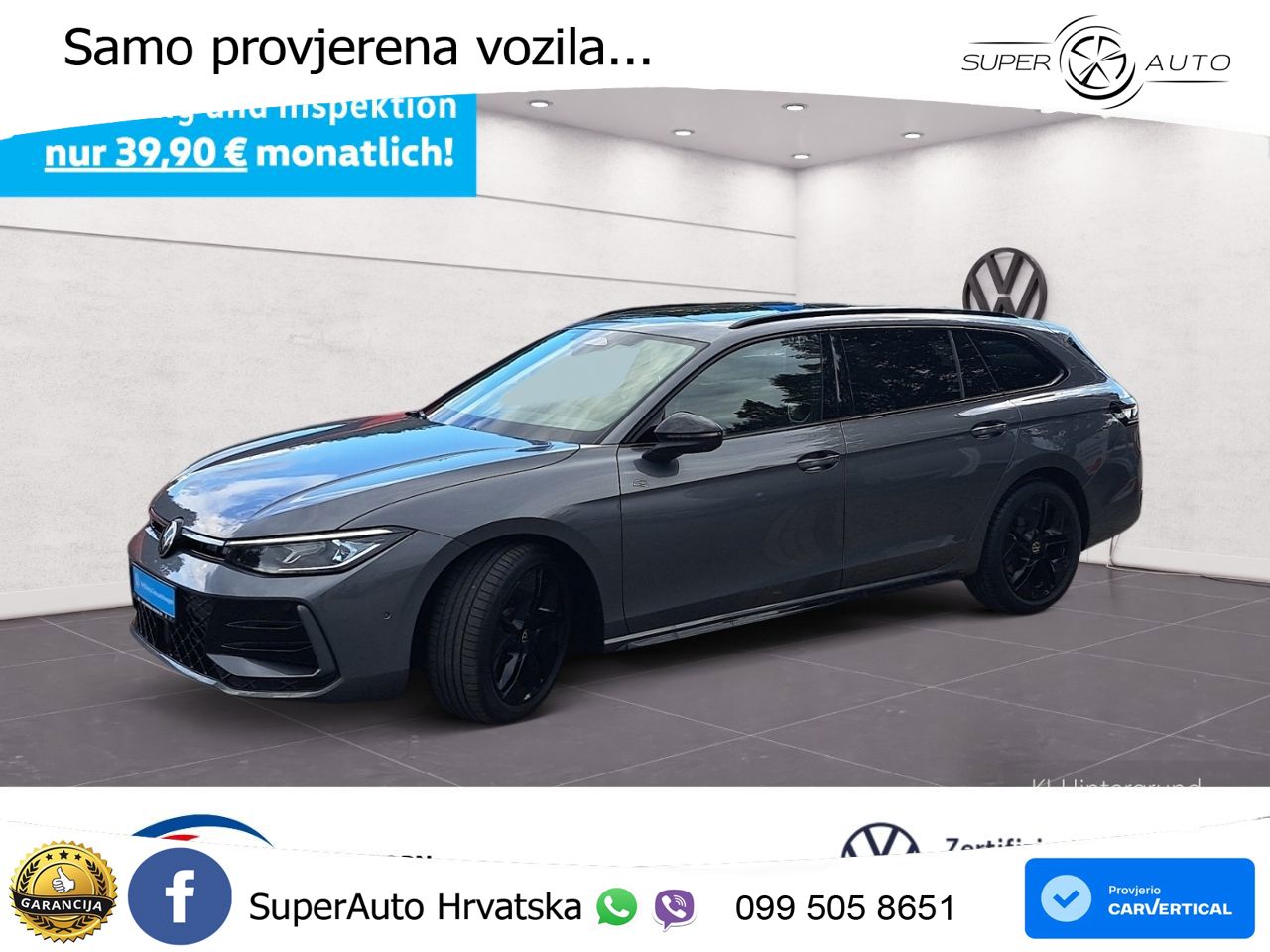 Volkswagen Passat Variant 2.0 TDI (193 KS) 4MOTION DSG R-Line LED+GR SJED+ACC