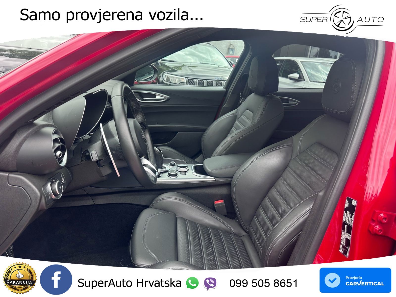 Alfa Romeo Giulia 2.0 Turbo (280 KS) Q4 Automatic LED+GR SJED+ACC