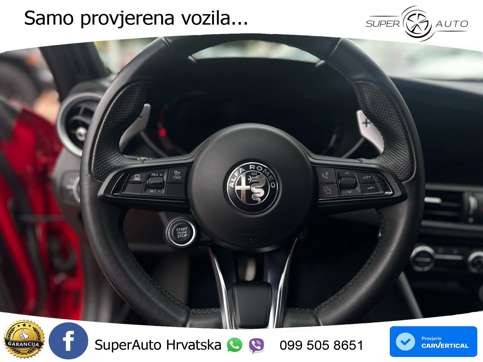 Alfa Romeo Giulia 2.0 Turbo (280 KS) Q4 Automatic LED+GR SJED+ACC