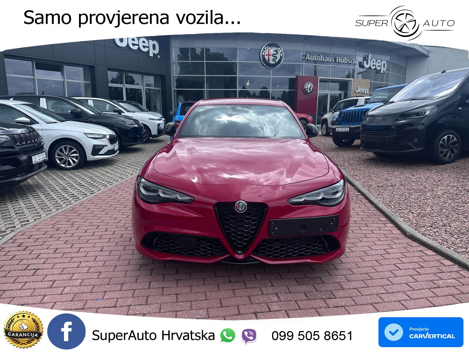 Alfa Romeo Giulia 2.0 Turbo (280 KS) Q4 Automatic LED+GR SJED+ACC