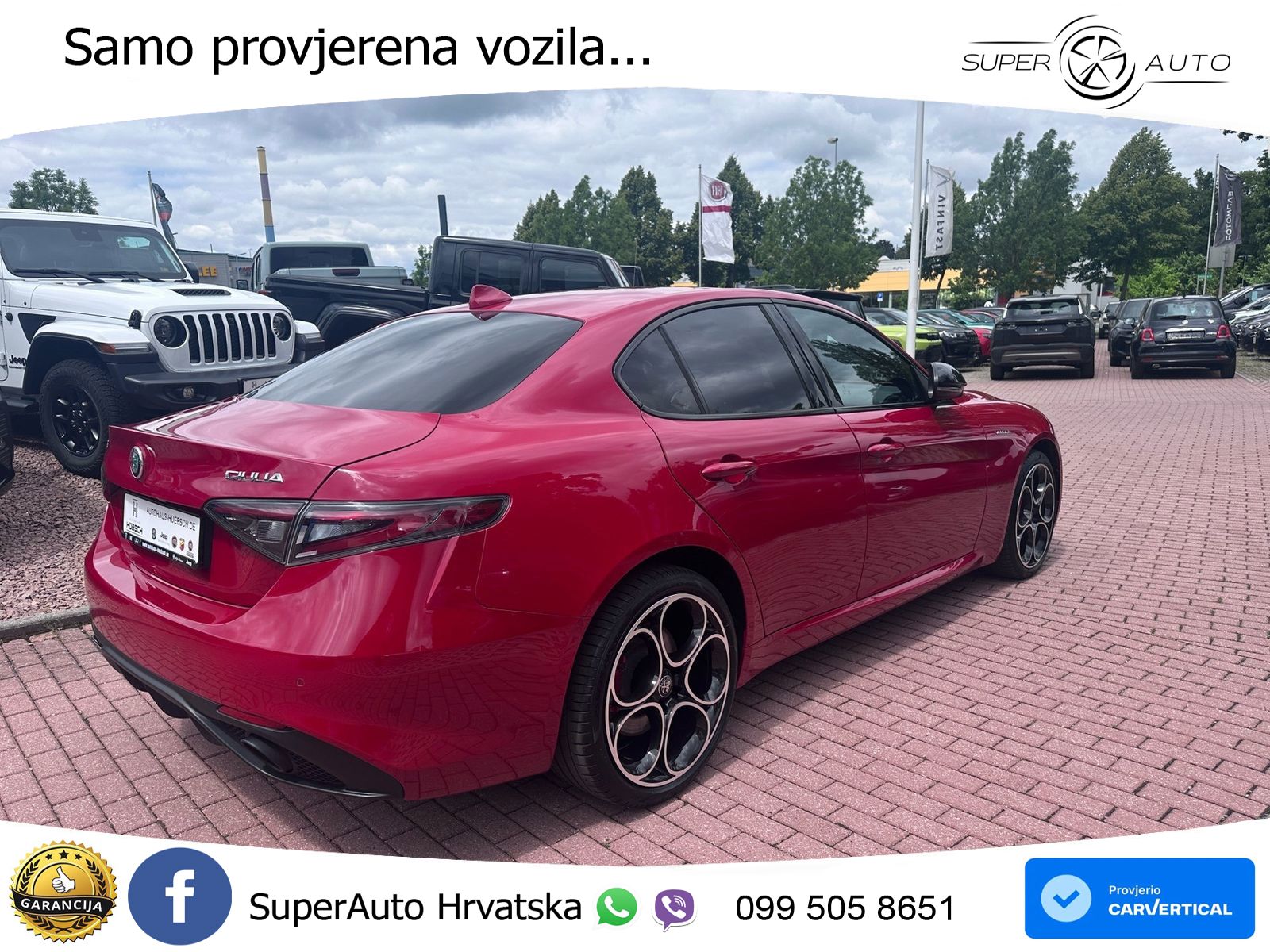 Alfa Romeo Giulia 2.0 Turbo (280 KS) Q4 Automatic LED+GR SJED+ACC